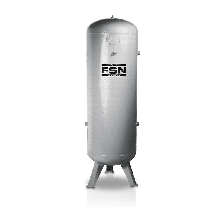 Galvanised High Pressure Vertical Air Receivers - The Compressor Warehouse