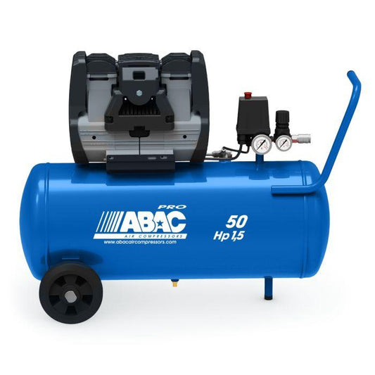 ABAC Montecarlo OS15P 1.5Hp, 50Ltr Oil Free (230V) (c.f.m. - 7, L/min. - 198) - The Compressor Warehouse