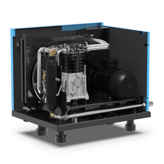 ABAC LN1 A39B 270 M3 3Hp, 270Ltr (230v) (c.f.m. - 14, L/min. - 396) - The Compressor Warehouse