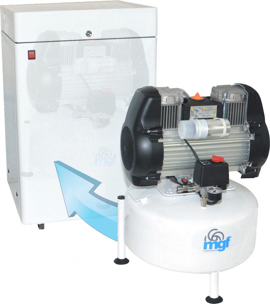 MGF MINI BOX 24/10 Genesi S (c.f.m. - 4.8, L/min. - 135) - The Compressor Warehouse