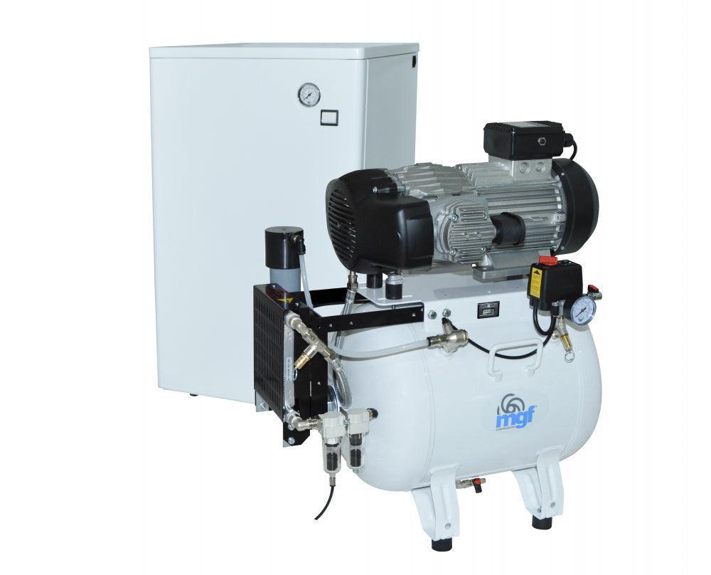 MGF CS50/25 Prime M-HD 2.2kW 40Lt 100% Duty, Cabinet & Dryer, Heavy Duty 230V (c.f.m. @5Bar - 7.9, L/min. @5Bar - 225) (Copy) - The Compressor Warehouse