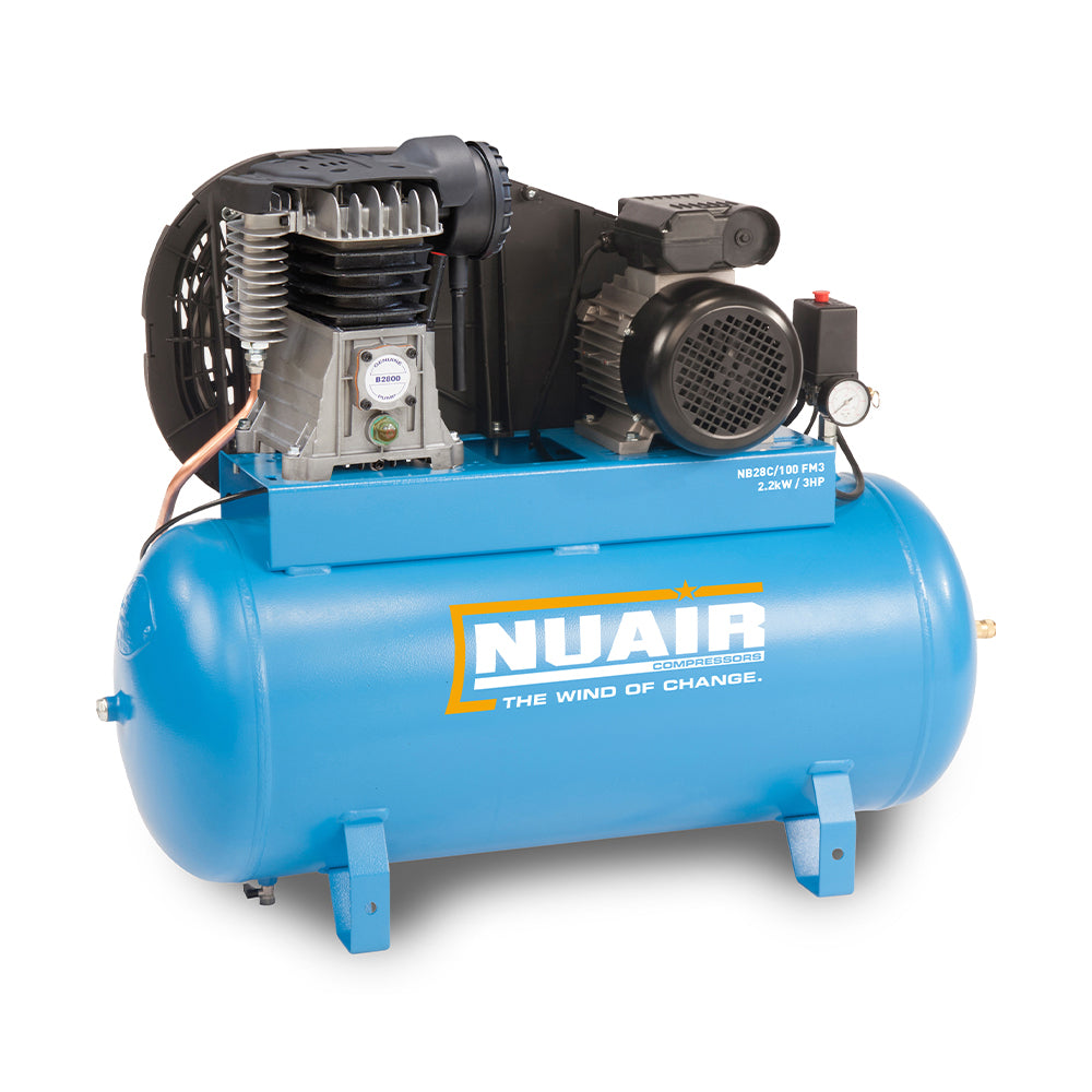 NuAir NB2800B-PRO/100 FM3 UK - Stationary (13A) (c.f.m. - 12.5, L/min. - 355)