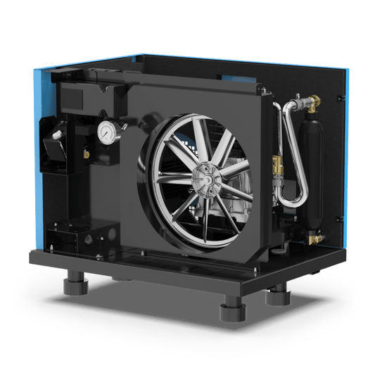 ABAC LN1 A39B 100 M3 3Hp, 100Ltr (230v) (c.f.m. - 14, L/min. - 396) - The Compressor Warehouse