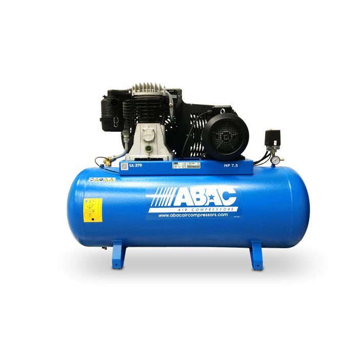 ABAC Pro B6000 270 FT7.5 7.5Hp, 270Ltr (400V) (c.f.m. - 29, L/min. - 821)