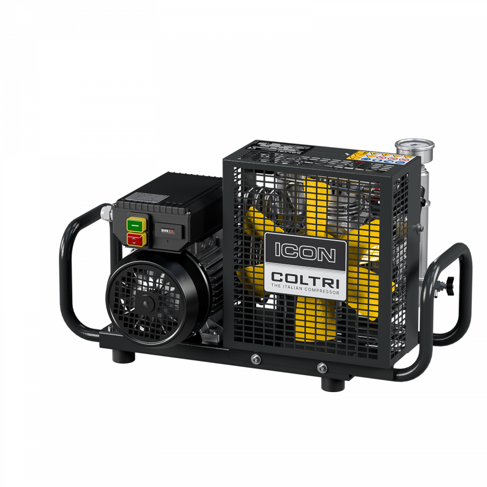Coltri ICON LSE 100 EM 300 Bar With PMV, Auto Stop & Auto Drain (13A) Black (was MCH6/EM) (c.f.m. - 3.5, L/min. - 100)