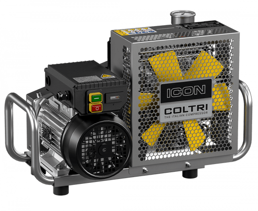 Coltri MCH6/ET Icon LSE Inox ET 3kW Stainless Steel (c.f.m. - 3.5, L/min. - 100) - The Compressor Warehouse