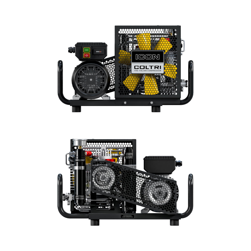 Coltri ICON LSE 100 EM 300 Bar With PMV, Auto Stop & Auto Drain (13A) Black (was MCH6/EM) (c.f.m. - 3.5, L/min. - 100)