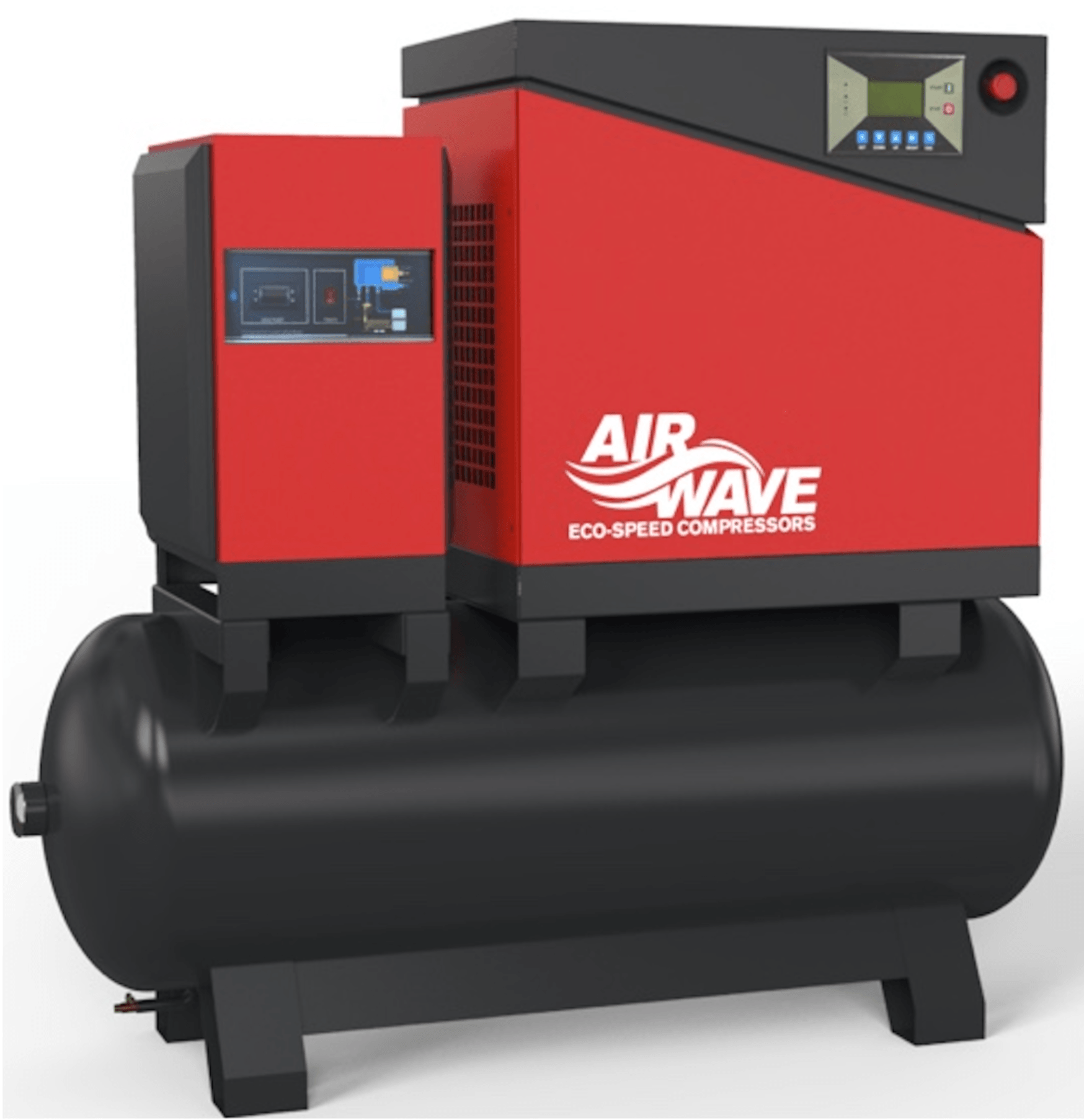 Airwave ECO-Speed, Fixed Speed Compressor, 10hp/7.5Kw-400V, 32 CFM, 10 ...