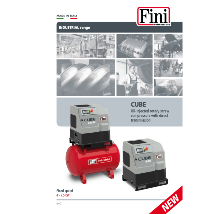 New FINI CUBE 7.510 Floor Mounted with Dryer (c.f.m. - 37.1, L/min. - 1050)
