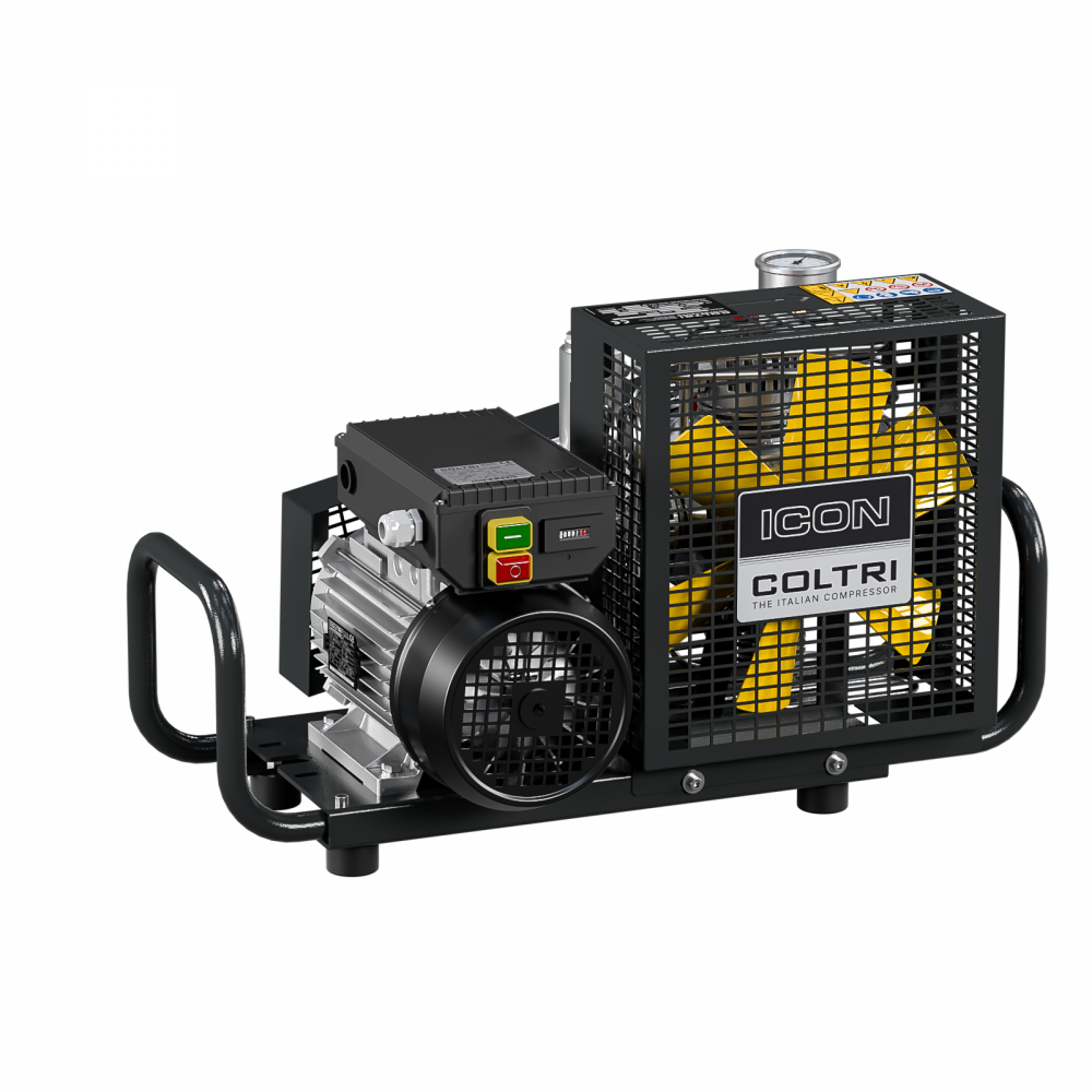 Coltri ICON LSE 100 EM 300 Bar With PMV, Auto Stop & Auto Drain (13A) Black (was MCH6/EM) (c.f.m. - 3.5, L/min. - 100)