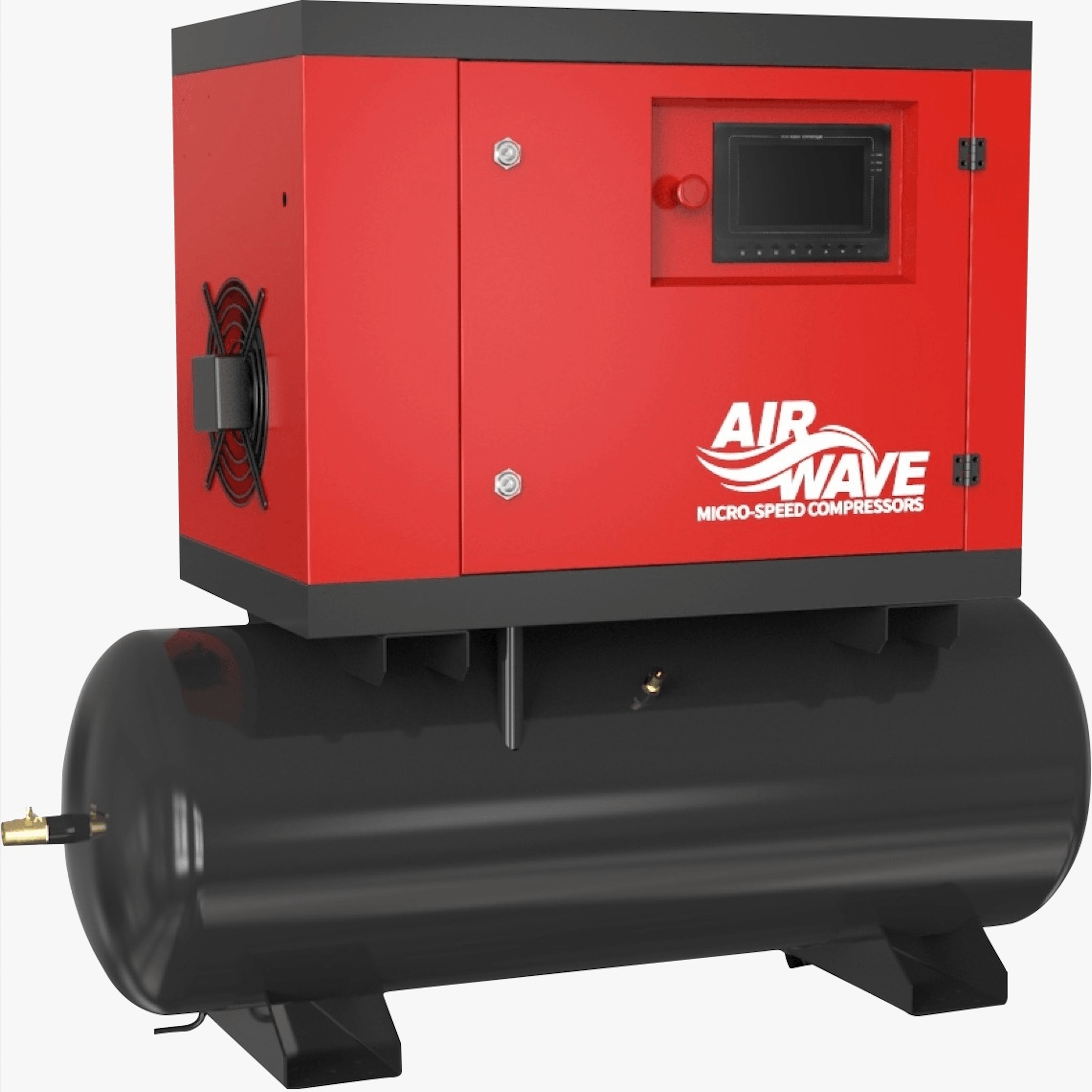 Airwave Micro-Speed, Variable Speed Compressor, 5.5hp/4Kw-400V, 17 CFM ...