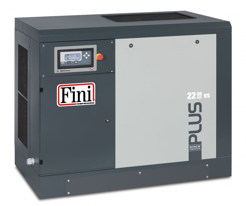 FINI PLUS 2208 VS Variable Speed (c.f.m. - 118 - 48, L/min. - 3350 - 1350) - The Compressor Warehouse