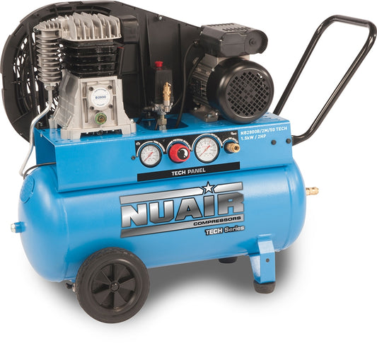 NuAir NB2800B/50/2M TECH - Portable (13A) (c.f.m. - 9, L/min. - 255) - The Compressor Warehouse