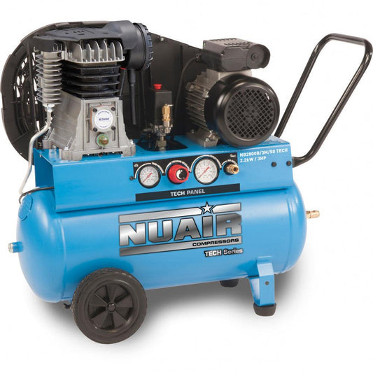 NuAir NB2800B/50/3M TECH PRO - Portable (13A) (c.f.m. - 12.5, L/min. - 355) - The Compressor Warehouse