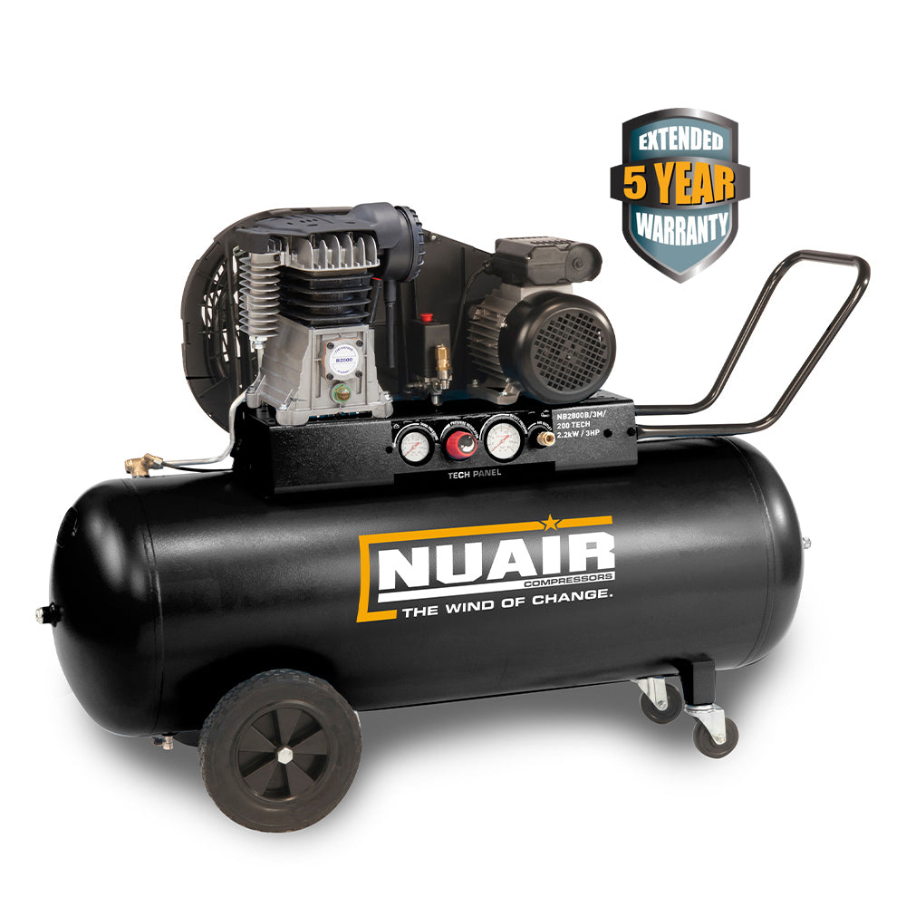 NuAir B2800B/200/3M TECH PRO - Portable (13A) (c.f.m. - 12.5, L/min. - 395) Reconditioned