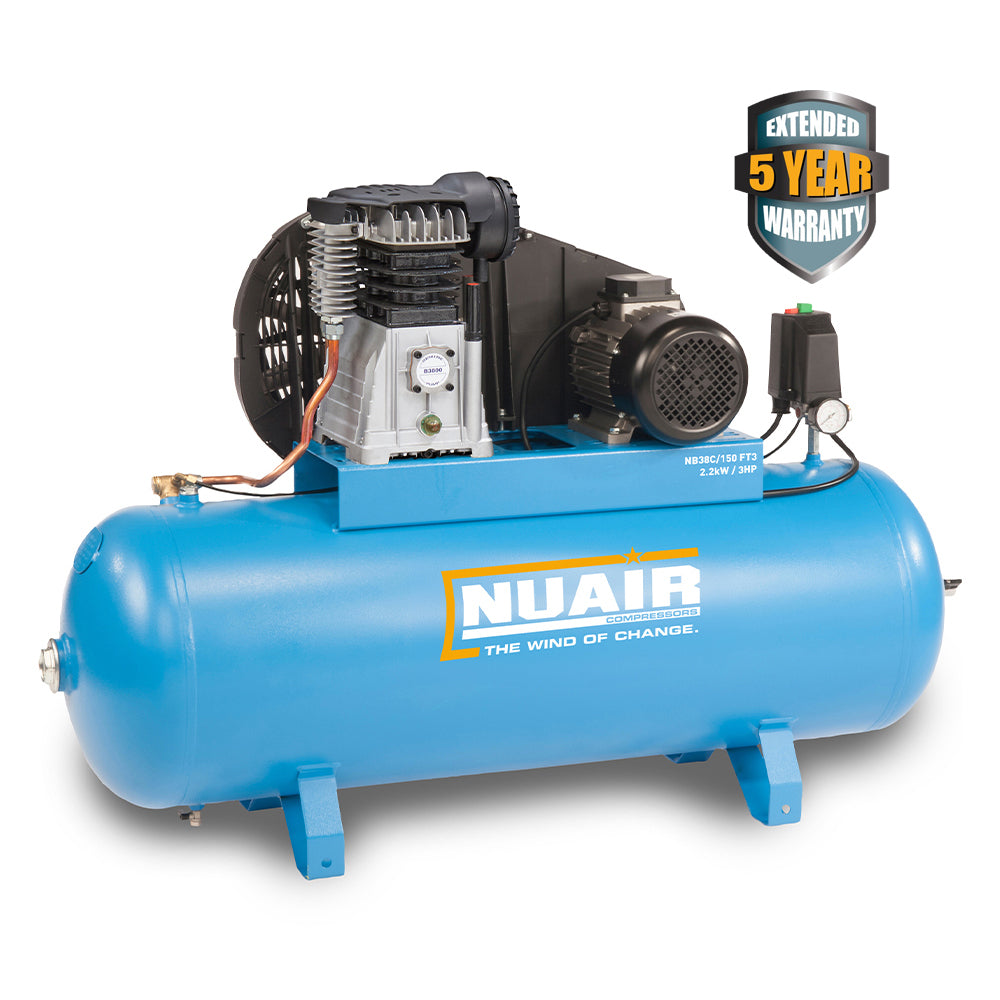 NuAir NB3800B-PRO/150 FT3 UK - Stationary (c.f.m. - 13.95, L/min. - 395)