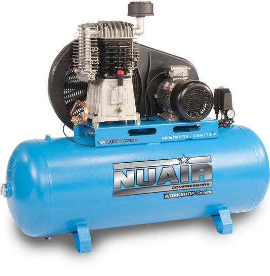 NuAir NB10/270 FT 7.5 - Stationary (c.f.m. - 33.9, L/min. - 960) - The Compressor Warehouse