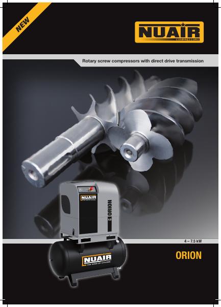 NuAir Orion 5.5-10-200 - C-DRY  (c.f.m. - 24.9, L/min - 705)